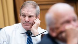 Rep. Jim Jordan of Ohio listens to testimony during the House Judiciary Committee hearing in Washington on July 24, 2024.