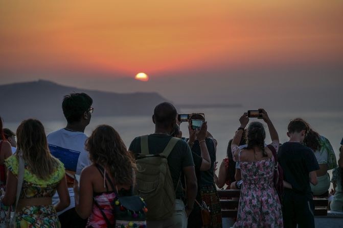 <strong>'Instagram island": </strong>Santorini's popularity in the social media age is such that it's earned the nickname "Instagram island."