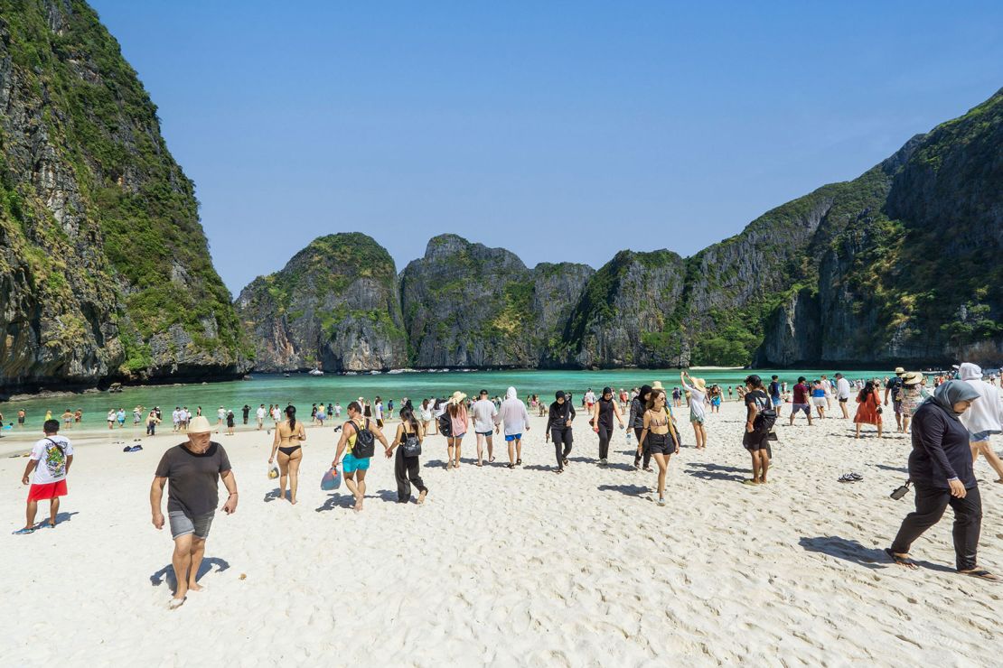 Thailand's Maya Bay reopened to tourists in 2022 following a massive rehabilitation program.