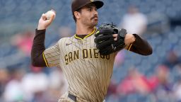 WASHINGTON, DC - JULY 25: Dylan Cease #84 of the San Diego Padres pitches to the Washington Nationals during the first inning at Nationals Park on July 25, 2024 in Washington, DC. (Photo by Jess Rapfogel/Getty Images)