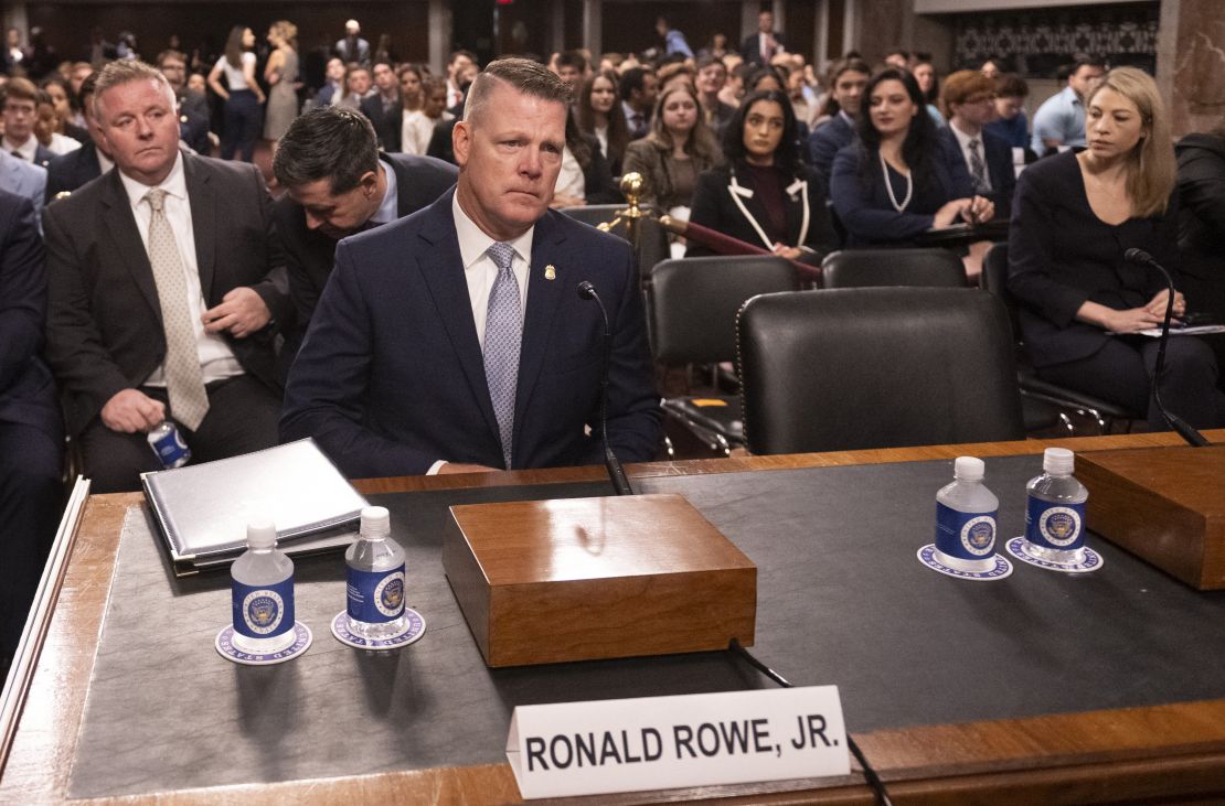 Secret Service Acting Director Ronald Rowe, Jr., prepares to testify about security failures that led to the assassination attempt on former President Donald Trump