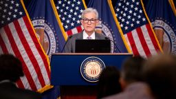 Federal Reserve Chairman Jerome Powell speaks at a news conference following a Federal Open Market Committee meeting at the William McChesney Martin Jr. Federal Reserve Board Building on July 31, 2024 in Washington, DC.