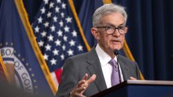 US Federal Reserve Chairman Jerome Powell speaks during a news conference after a Federal Open Market Committee meeting at the Federal Reserve in Washington, DC, on July 31, 2024.