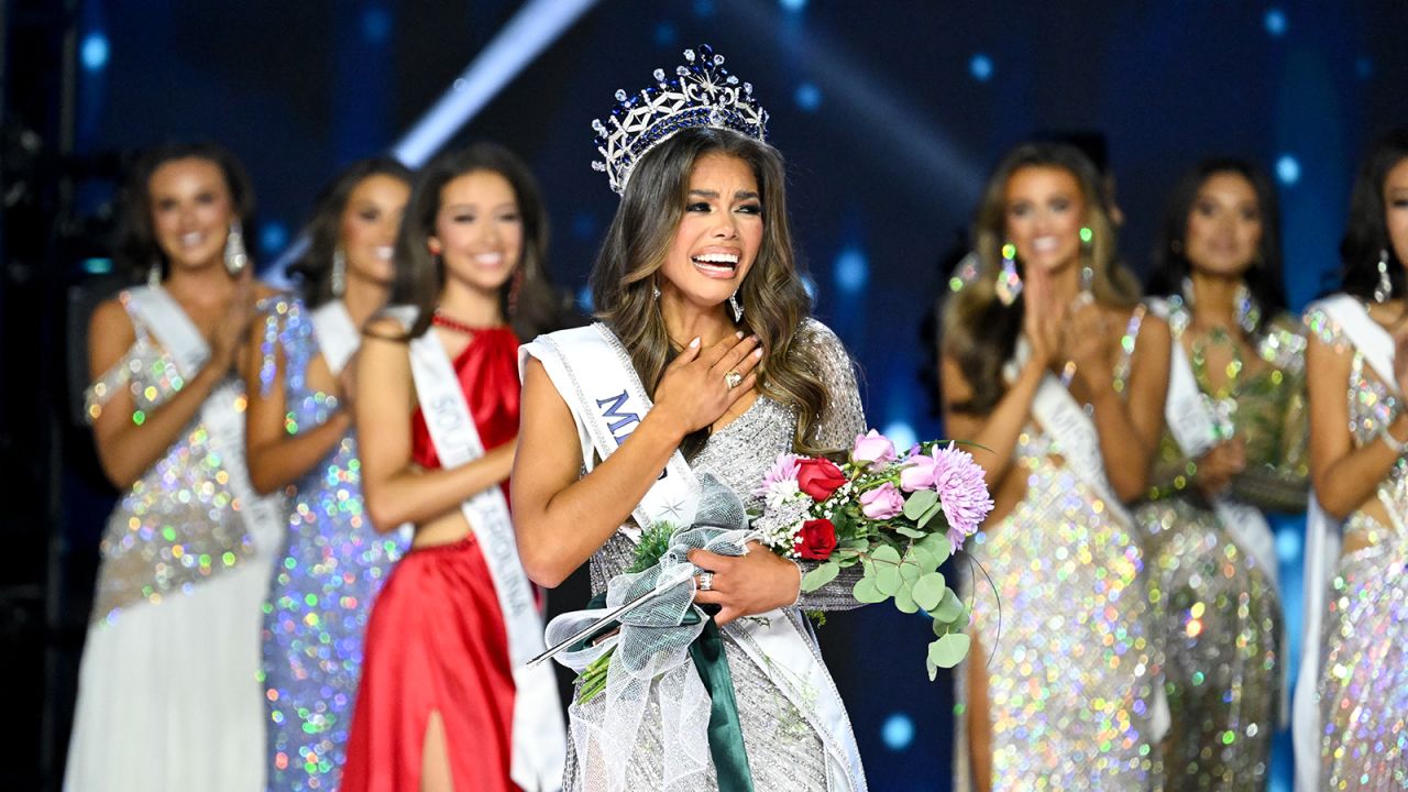 Alma Cooper, Miss Michigan USA wins Miss USA 2025 at the 73rd annual Miss USA Pageant at Peacock Theater on August 4, 2024 in Los Angeles, California.