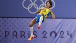 Duplantis broke his own pole vault world record at the Paris Olympics.