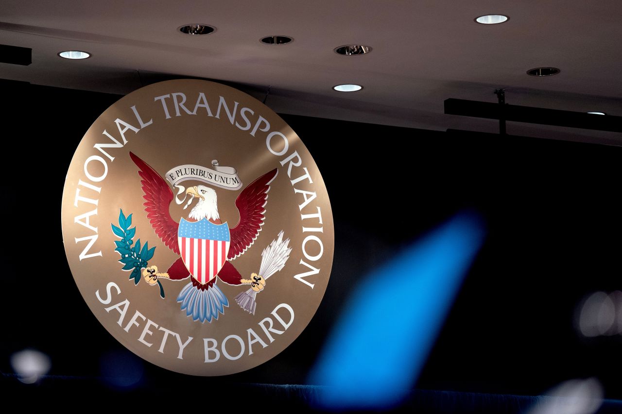 The seal of the National Transportation Safety Board (NTSB).