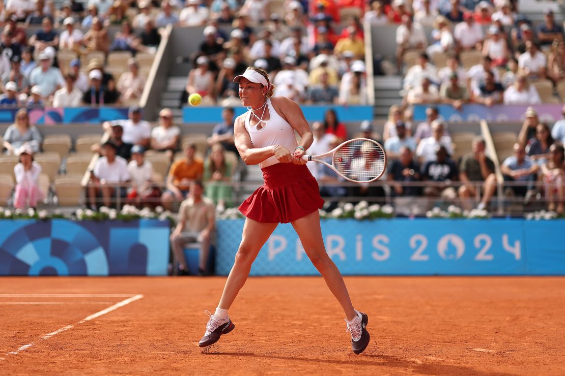 Despite the defeat, Vekić leaves with a silver medal -- Croatia's best result at an Olympics tennis event.