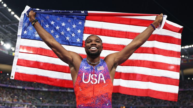 Noah Lyles takes the Olympic gold in the 100-meter dash by the slimmest of margins | CNN