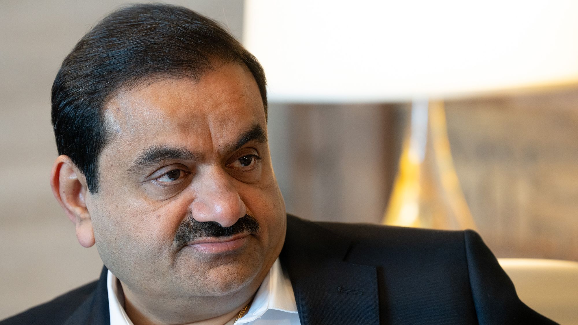 Gautam Adani, chairman of Adani Group, during an interview at the company's headquarters in Ahmedabad, India, on May 25, 2024.