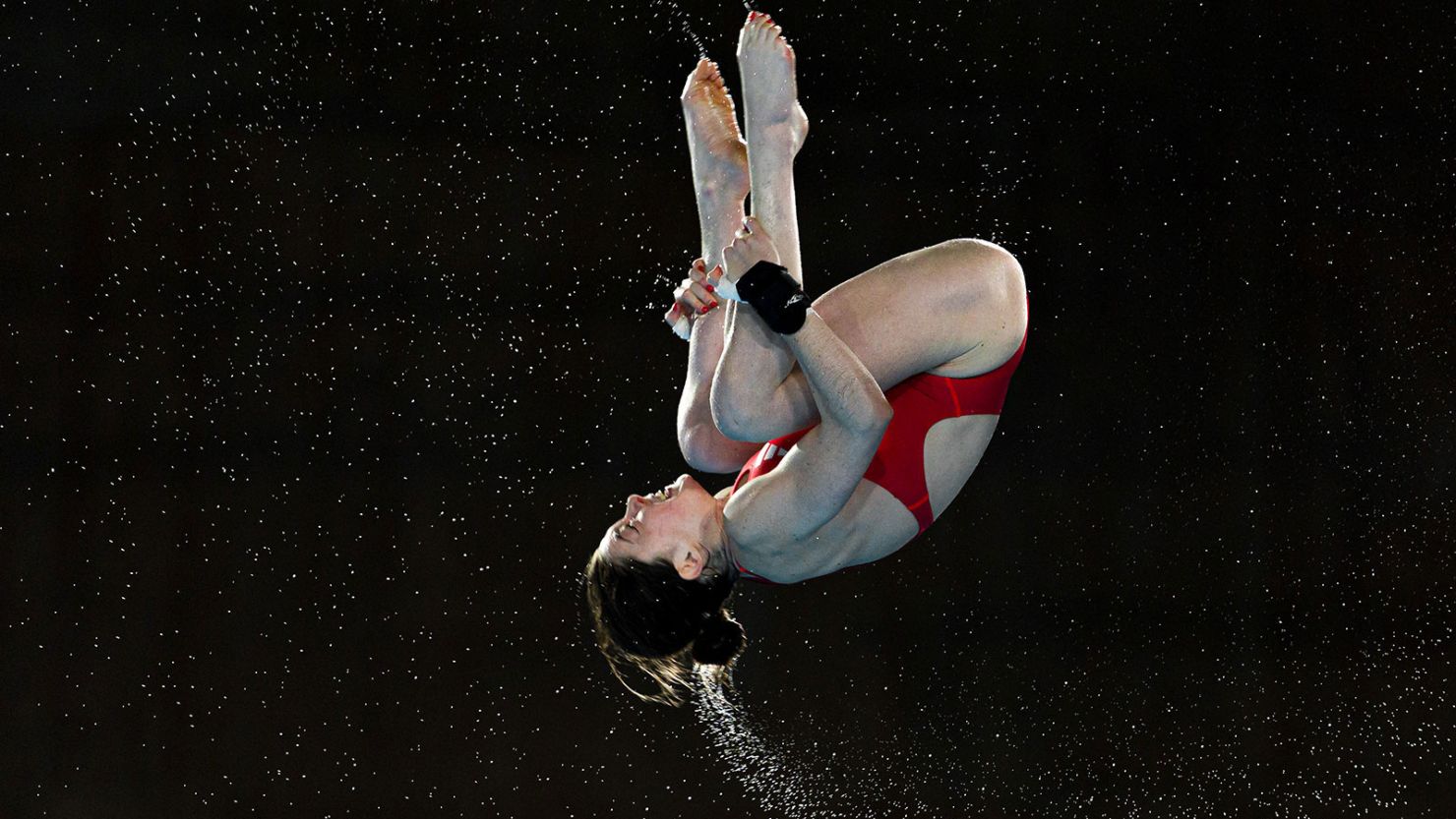 Andrea Spendolini-Sirieix won bronze in the individual 10m platform at the World Aquatics Championships this year.
