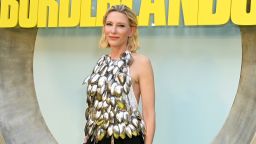 HOLLYWOOD, CALIFORNIA - AUGUST 06: Cate Blanchett attends the "Borderlands" Los Angeles Fan Event at TCL Chinese Theatre on August 06, 2024 in Hollywood, California.  (Photo by Jon Kopaloff/Getty Images for Lionsgate)
