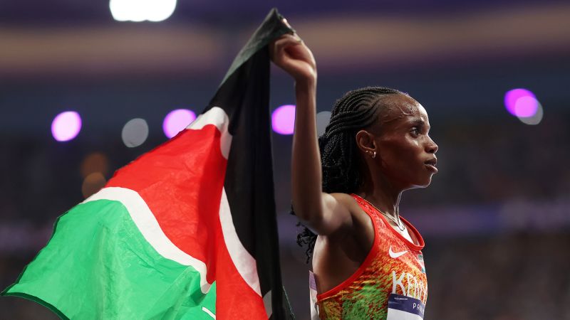 Beatrice Chebet: Kenyan runner smashes her own 5,000m women’s world record