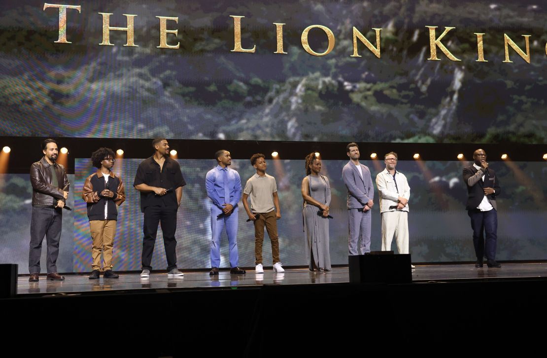 Lin-Manuel Miranda, Braelyn Rankins, Aaron Pierre, Kelvin Harrison Jr., Theo Somolu, Anika Noni Rose, Billy Eichner, Seth Rogen and Barry Jenkins closed the event with a look at the upcoming film.