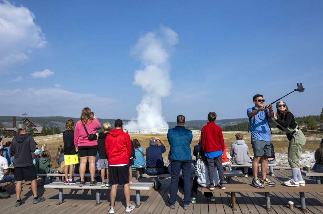 US national parks such as Yellowstone saw a year-on-year increase of 13 million visitors in 2023.