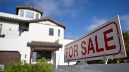 A for sale sign is displayed outside of a home for sale on August 16, 2024 in Los Angeles, California.