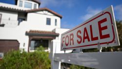 A for sale sign is displayed outside of a home for sale on August 16, 2024 in Los Angeles, California. United States real estate industry rules governing agent commissions will change on August 17 as part of a legal settlement between the National Association of Realtors and home sellers.