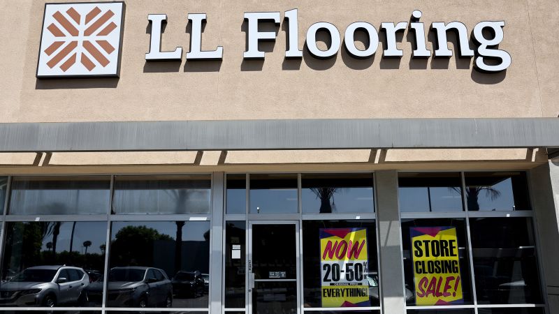 LL Flooring files for bankruptcy and will close 94 stores