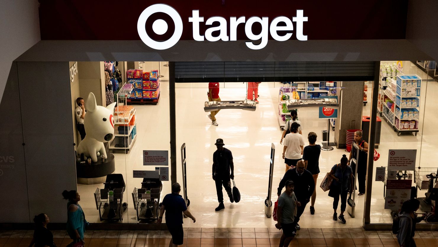 A Target store in the Brooklyn borough of New York, US, on Thursday, Aug. 15, 2024.