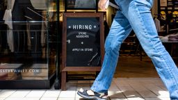 The number of available jobs rose to a six-month high in May.