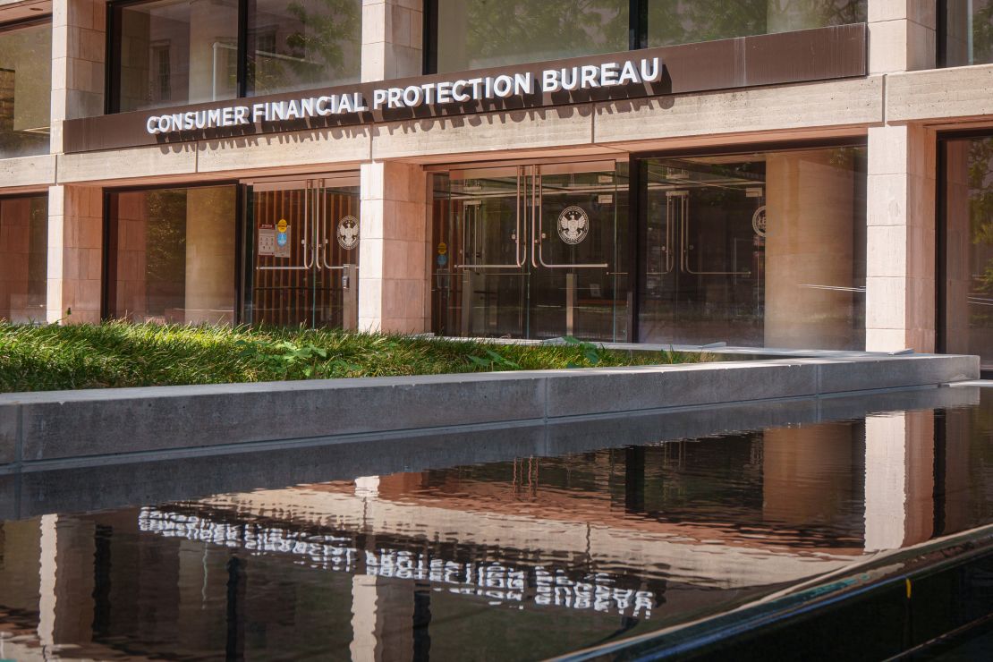 The Consumer Financial Protection Bureau headquarters in Washington, DC.