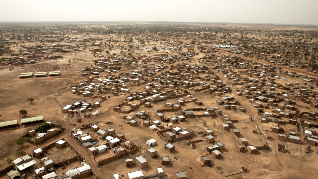 A view of the town of Barsalogho, Burkina Faso, where up to 600 people were killed by al Qaeda-linked militants in an August attack, according to a French government security assessment.