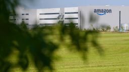 An Amazon distribution center in Augny, near Metz, eastern France, in August 2024.