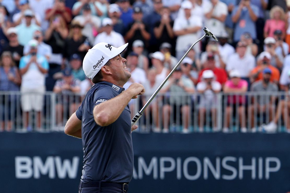 Victory at the BMW Championship continued a memorable year for Bradley.