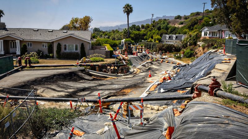 Power outages are becoming more frequent in the Californian community of Rancho Palos Verdes as earth movements endanger power lines