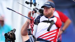 Matt Stutzman won a gold medal at the Paris Paralympic Games.