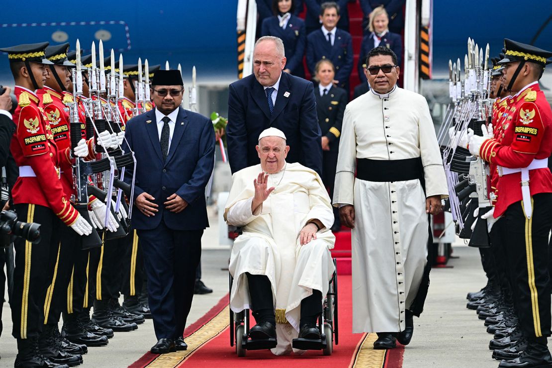 Indonesia is the first stop on a marathon 12-day tour for Pope Francis