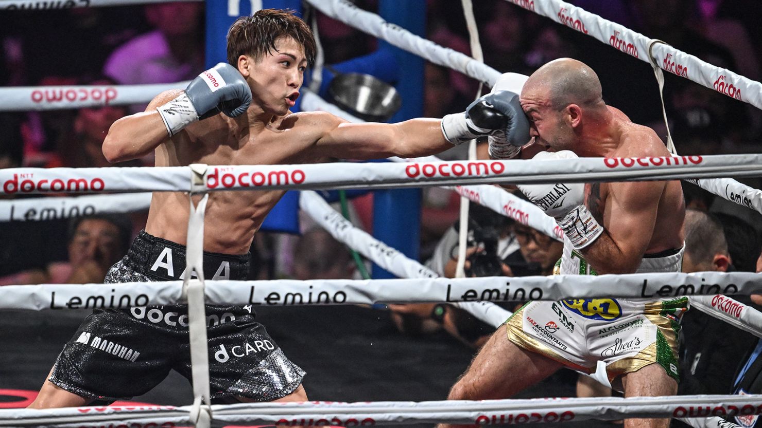 Naoya Inoue (left) successfully defended his undisputed super-bantamweight crown as Ireland’s TJ Doheny (right) retired with an injury.