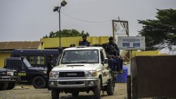 A Police vehicle with officers leave the Makala Prison in Kinshasa on September 3, 2024. An attempted jail break at the Democratic Republic of Congo's largest and chronically overcrowded prison this week has left at least 129 people dead, the interior minister said on September 3, 2024.
The circumstances around the bid to bust out of Makala prison in the capital Kinshasa in the early hours of September 2, 2024 remain unclear. (Photo by Hardy BOPE / AFP) (Photo by HARDY BOPE/AFP via Getty Images)