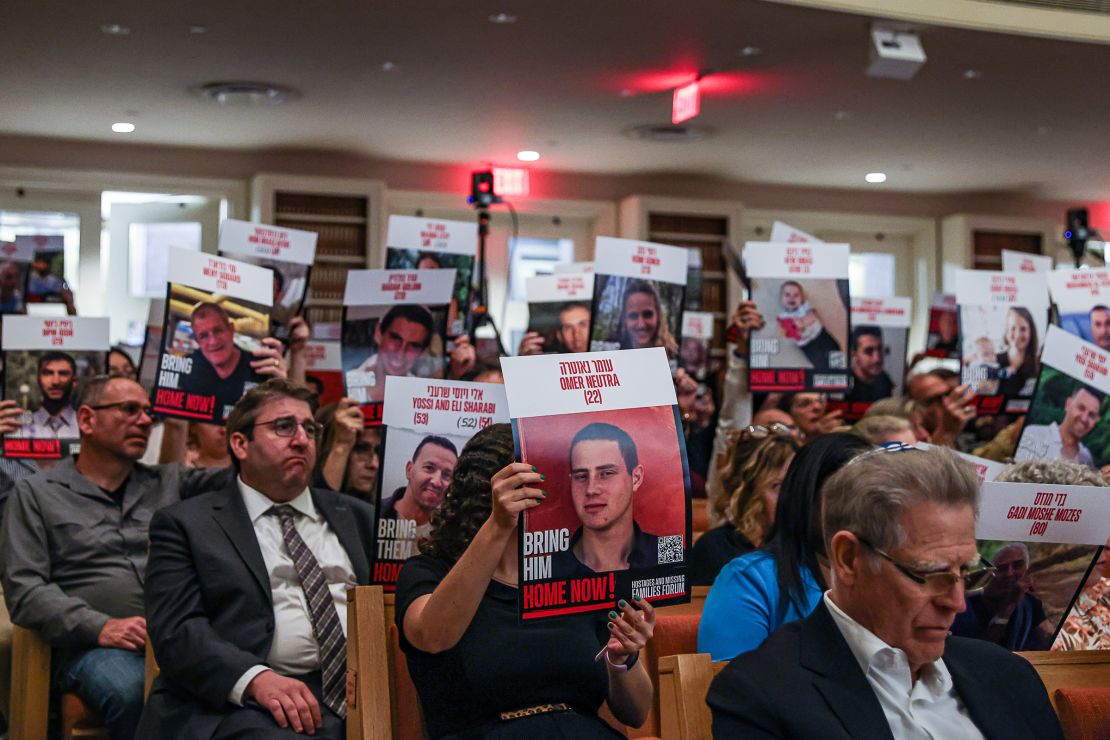 On September 3, 2024, members of the Jewish community gathered for a prayer vigil at Congregation Adas Israel in Washington, DC.