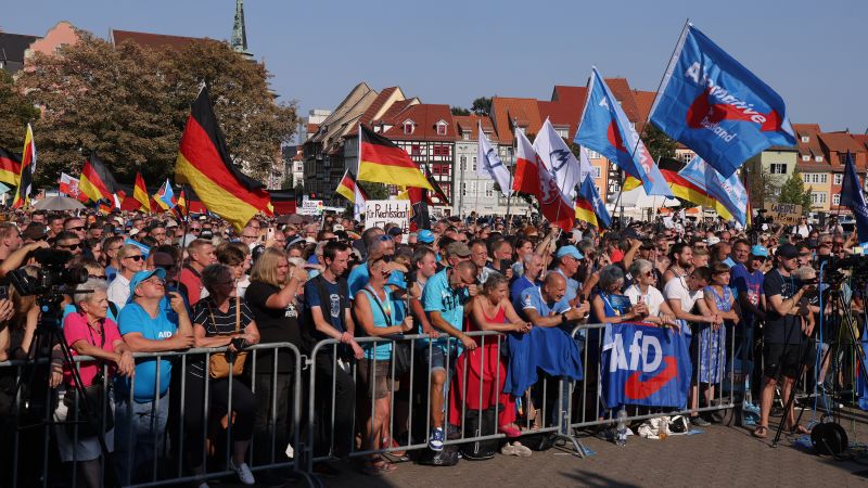 AfD becomes first far-right party to win German state election since 1945 | CNN