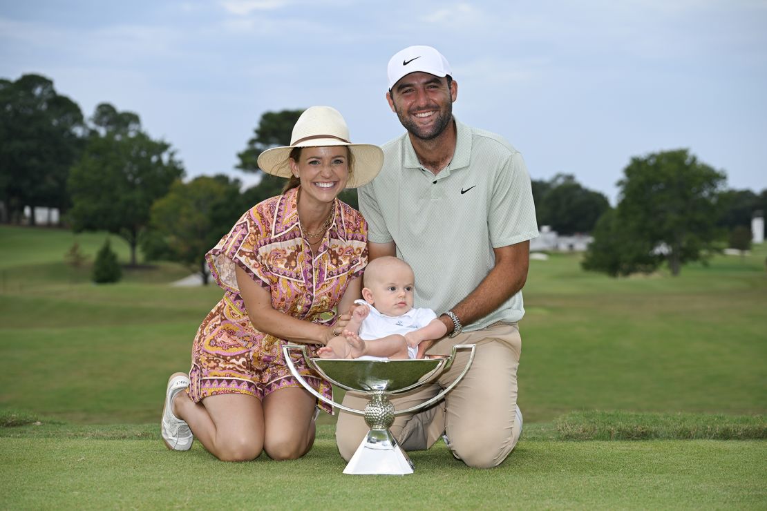 Scheffler has enjoyed a year to remember both on and off the course.