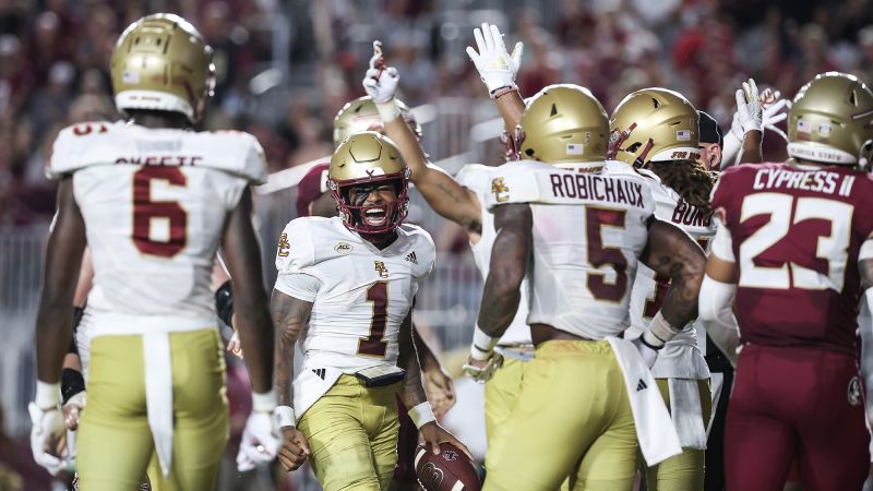 Boston College surprises No. 10 Florida State, deepening Seminoles’ woes as winless start to the season continues