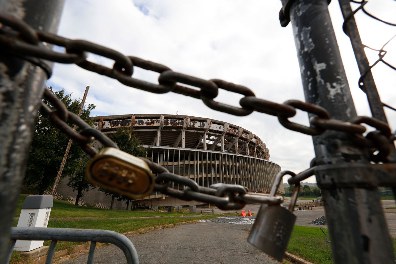 RFK Stadium in Washington, DC, is closed to the public on October 5, 2023.