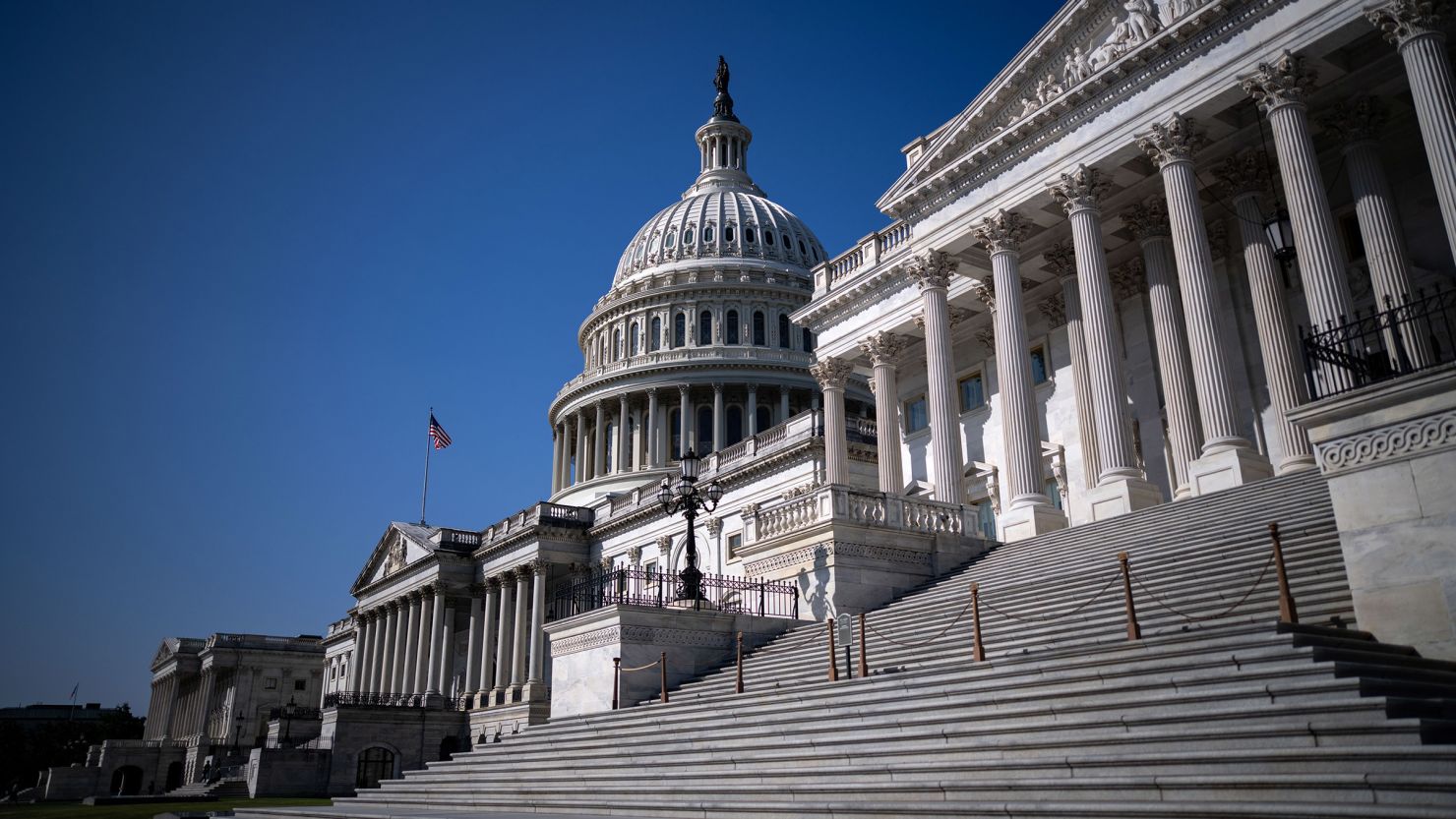 An exterior view of the US Capitol in Washington, DC, in September.