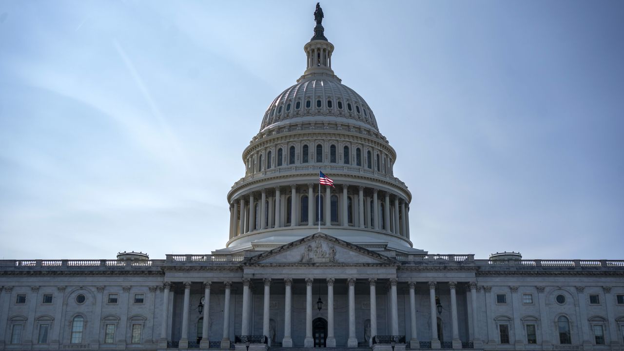 WASHINGTON, DC -  SEPTEMBER 09: An exterior view of the U.S. Capitol on September 9, 2024 in Washington, DC. Members of the Senate and U.S. House of Representatives return to the Nation's capitol, following their August recess.(Photo by Bonnie Cash/Getty Images)