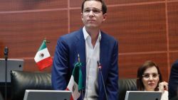 National Action Party Senator Ricardo Anaya looks on during the legislation of the judicial reform proposed by the government at the National Congress in Mexico City on September 10, 2024. Mexican President Andres Manuel Lopez Obrador's controversial reform, which proposes the popular election of judges and magistrates, began its final stage in the Senate on Tuesday amid protests, tensions with the United States, and economic nervousness. (Photo by Cesar Sanchez / AFP) (Photo by CESAR SANCHEZ/AFP via Getty Images)