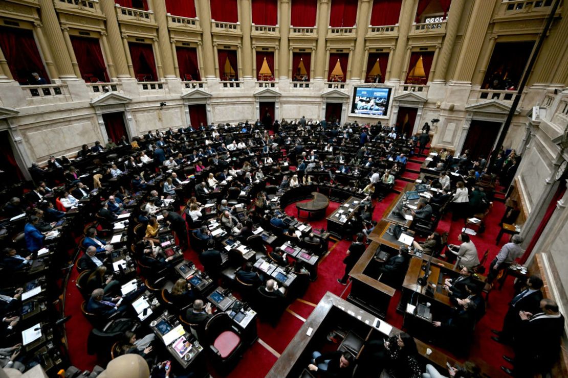 Cámara de Diputados del Congreso argentino, en una imagen de archivo.