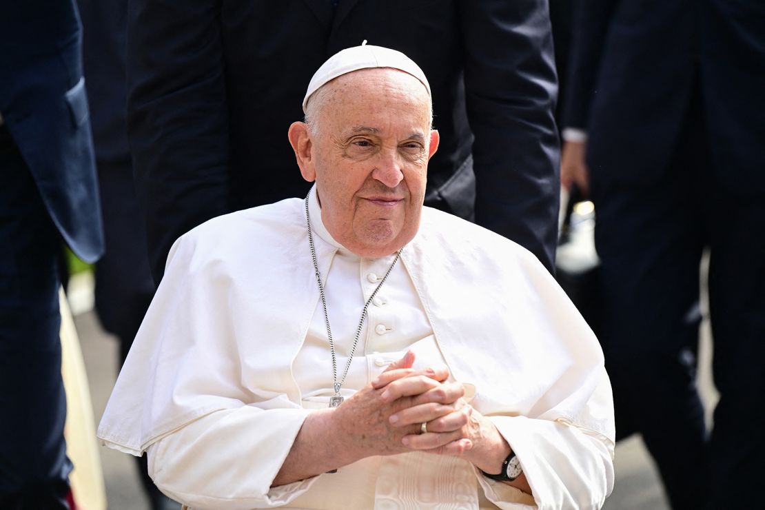 Pope Francis, pictured in September in Singapore, has endured severe pneumonia in the past and had part of one lung removed.