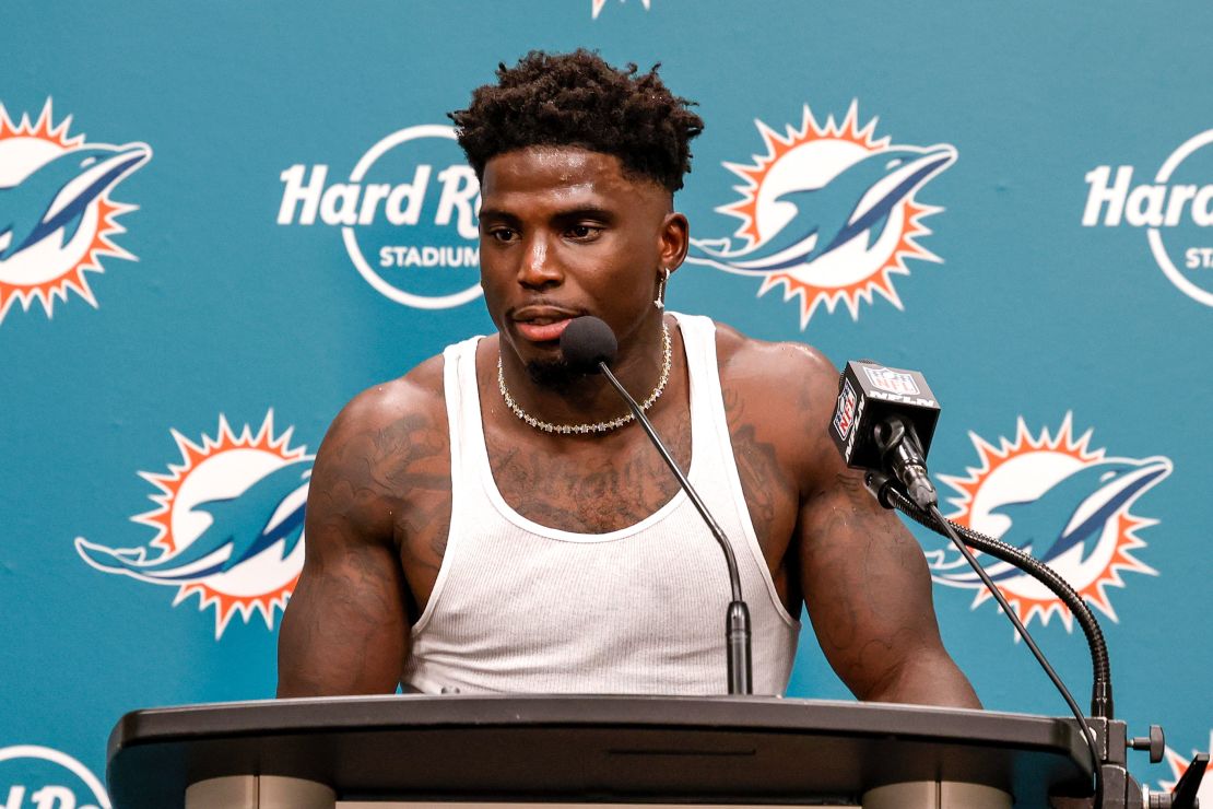 Hill said after Miami's game against the Jaguars that he was confused by his pre-game confrontation with police.