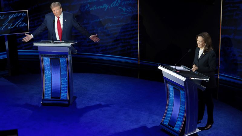 How the Trump-Harris debate dominated Americans’ political conversation and elevated false claims about migrants