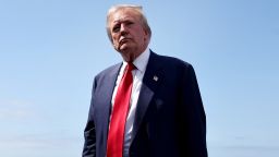 Republican presidential nominee, former President Donald Trump on September 13, 2024 in Rancho Palos Verdes, California.