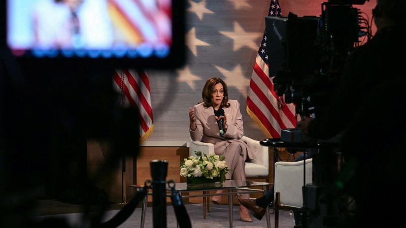 Kamala Harris is doing more press interviews, if you look closely