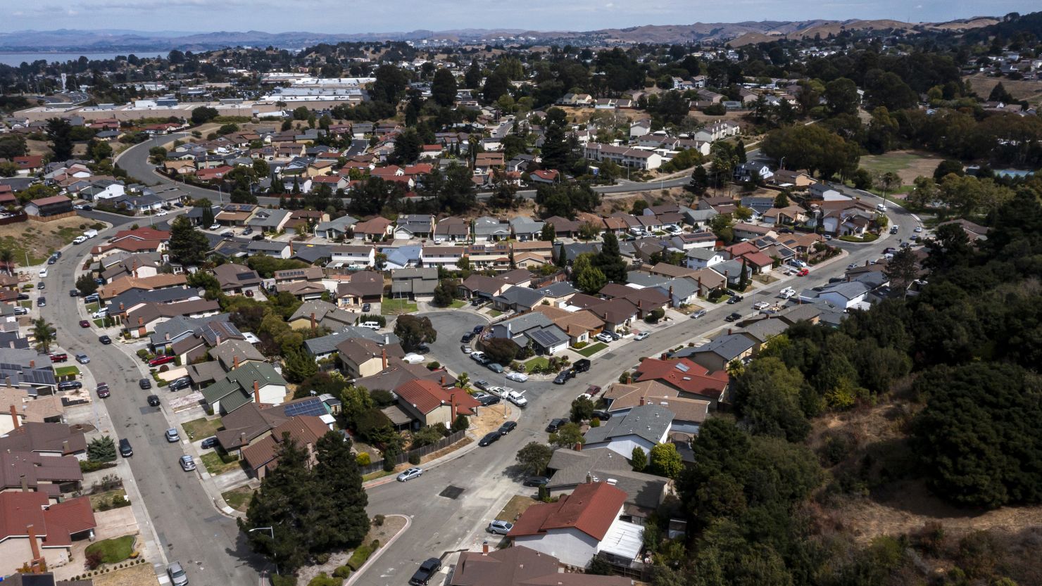 Residential homes in Richmond, California on Wednesday, September 18, 2024.