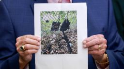 WEST PALM BEACH, FLORIDA - SEPTEMBER 15: Palm Beach County Sheriff Ric Bradshaw holds a photograph of the rifle and other items found near where a suspect was discovered during a press conference regarding an apparent assassination attempt of former President Donald Trump on September 15, 2024 in West Palm Beach, Florida. The FBI and U.S. Secret Service, along with the Palm Beach County Sheriff's office, are investigating the incident, which the FBI said "appears to be an attempted assassination of former President Trump' while he was golfing at Trump International Golf Club. (Photo by Joe Raedle/Getty Images)