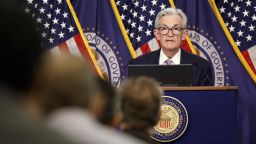 Federal Reserve Chairman Jerome Powell speaks during a news conference following the September meeting of the Federal Open Market Committee at the William McChesney Martin Jr. Federal Reserve Board Building on September 18, 2024 in Washington, DC.