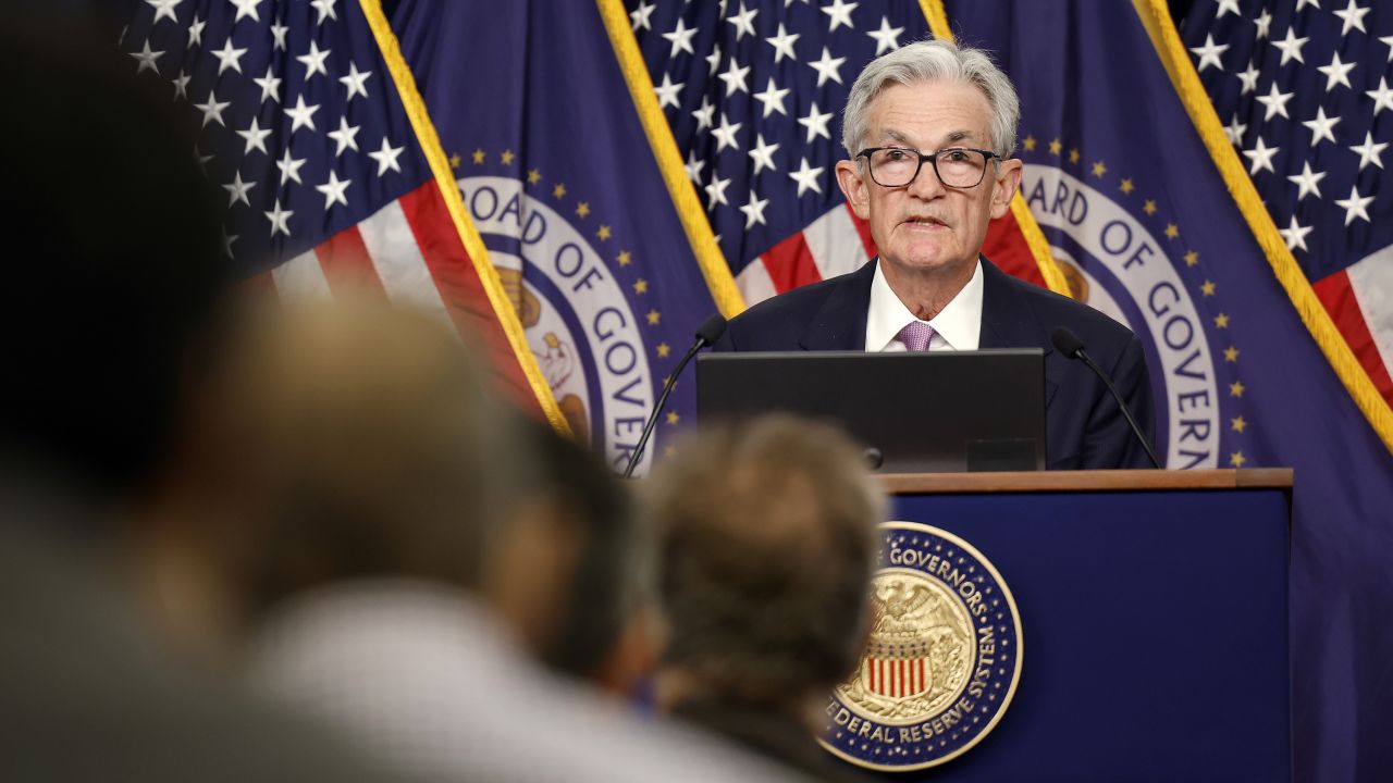 Federal Reserve Chairman Jerome Powell speaks during a news conference following the September meeting of the Federal Open Market Committee at the William McChesney Martin Jr. Federal Reserve Board Building on September 18, 2024 in Washington, DC.